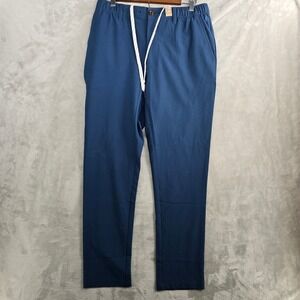 Chubbies everywhere pants Men‎ Medium Tech Pants Blue Elastic Waist Drawstring